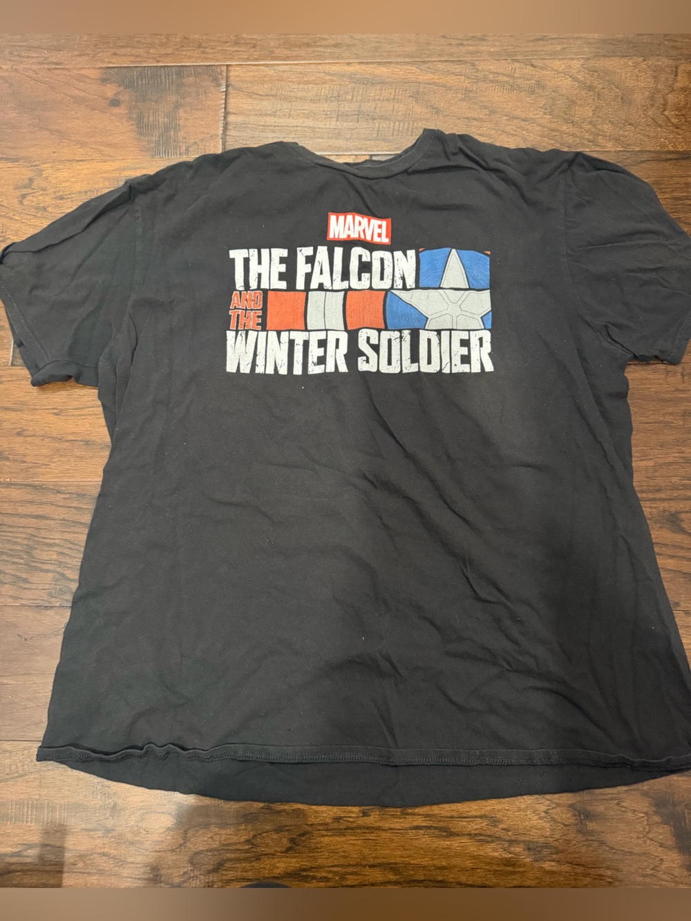 Marvel The Falcon and The Winter Soldier Black Graphic T-Shirt